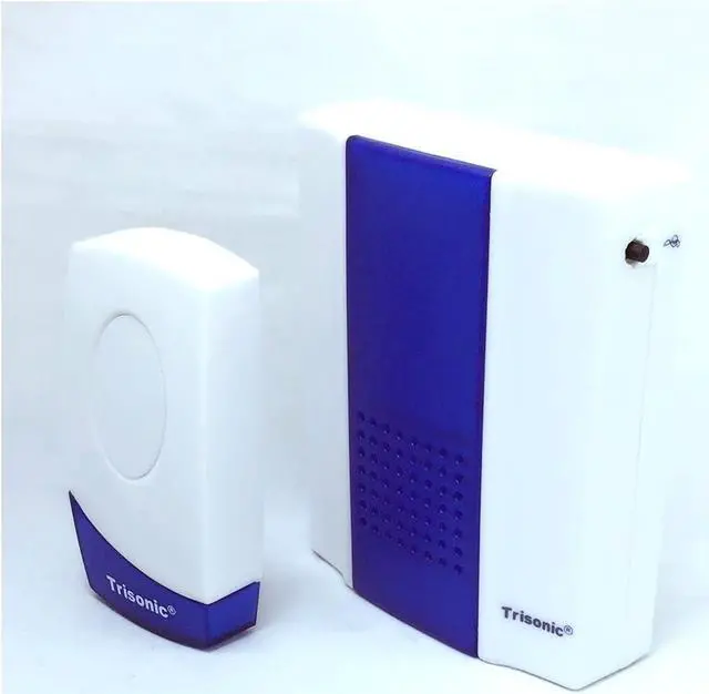Alt view image 3 of 3 - 50ft Range Trisonic Wireless Digital Door Bell Chime/8 Melodies/TS9770DD 18z
