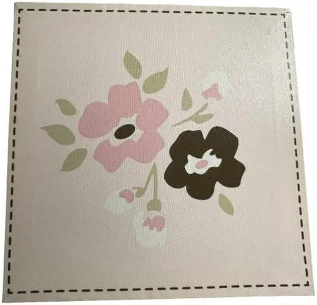 Main image of 2 Piece Nautica Kids Wall Decor Flowers - Mirror Images on Canvas 19z