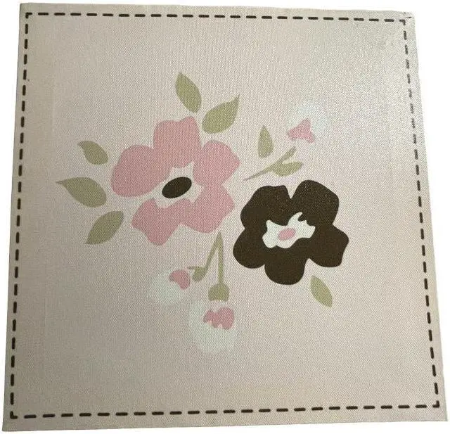 Alt view image 2 of 4 - 2 Piece Nautica Kids Wall Decor Flowers - Mirror Images on Canvas 19z