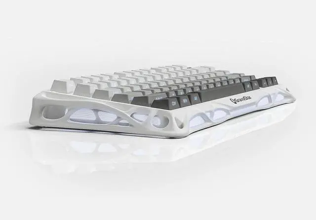 Alt view image 3 of 7 - GravaStar Computer Peripheral Devices, Mercury,K1 75% Wireless Mechanical Gaming Keyboard, Aluminum Alloy Exoskeleton Design, Gasket Custom Keyboard Hot-Swap Socket, Linear Switches, RGB Backlit