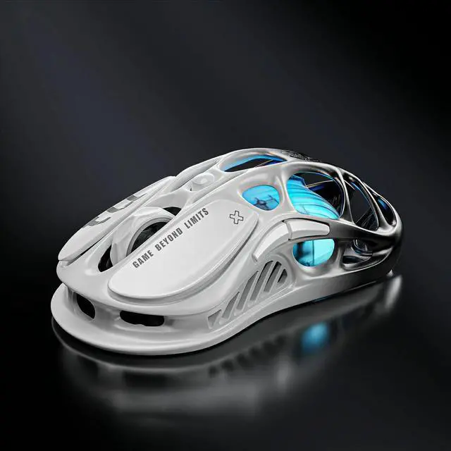 Main image of GravaStar Mercury M1 Pro Wireless Gaming Mouse, Lightweight Magnesium Alloy, 26,000 DPI, PAW3395DM Sensor, 5 Programmable Buttons, Support Wired/2.4GHz/BT, Up to 200 Hours Battery Life-Gradient Black