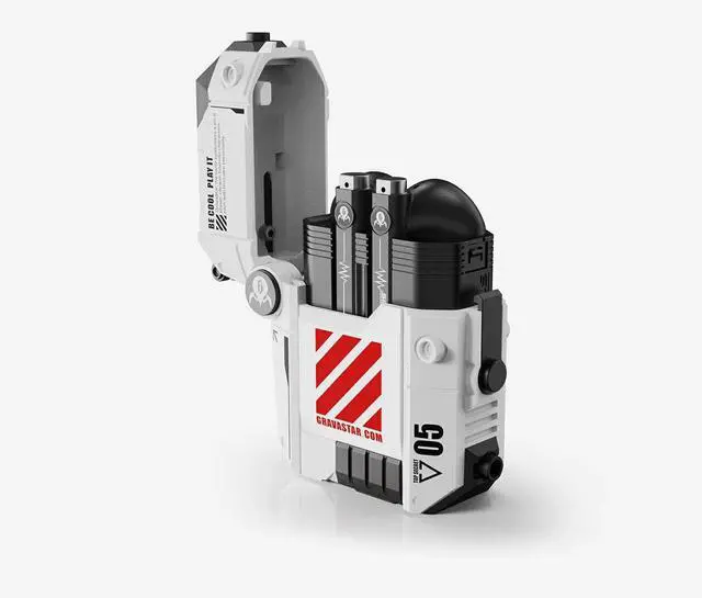 Alt view image 3 of 7 - Gravastar Wireless Earbuds Sirius P5,Bluetooth in-Ear Headphones with Stereo Sound,4 RGB Lights,40H Playback,ENC for Clear Call,Bluetooth 5.2,IPX4,Support Multipoint Connection(Defense Mecha)