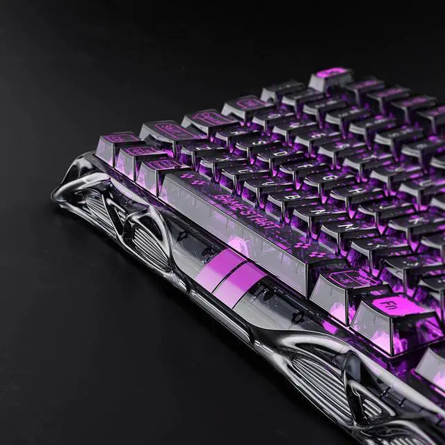Alt view image 5 of 7 - GravaStar Mercury V75 Lite Hall Effect Magnetic Gaming Keyboard 8KHz Rapid Trigger Wired 75% Keyboard, Adjustable Actuation, Hot-Swappable Switches, Transparent RGB for PC/Mac
