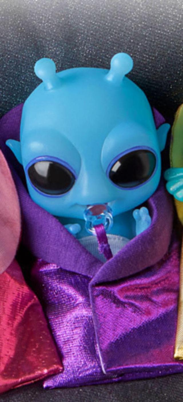 Alt view image 3 of 3 - The Ashton - Drake Galleries Nova Out-of-This-World Alien Baby Doll Collection Miniature Alien Babies Handcrafted of TrueTouch® Authentic Silicone Dolls 4-inches