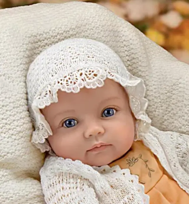 Alt view image 2 of 6 - The Ashton-Drake Galleries Such A Doll Photo Contest Collection Issue #7: 'Rosalie' Baby Doll with RealTouch® Vinyl by Ping Lau 17-Inches