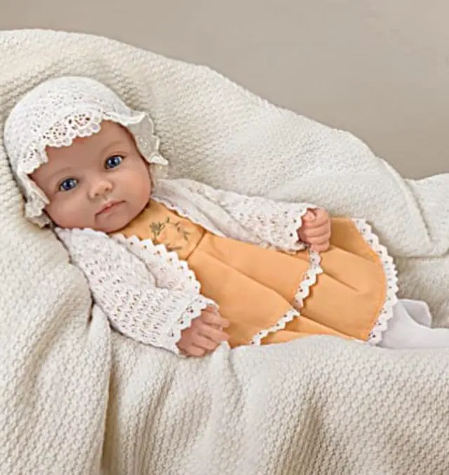 Alt view image 5 of 6 - The Ashton-Drake Galleries Such A Doll Photo Contest Collection Issue #7: 'Rosalie' Baby Doll with RealTouch® Vinyl by Ping Lau 17-Inches