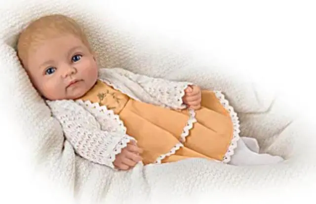 Alt view image 6 of 6 - The Ashton-Drake Galleries Such A Doll Photo Contest Collection Issue #7: 'Rosalie' Baby Doll with RealTouch® Vinyl by Ping Lau 17-Inches