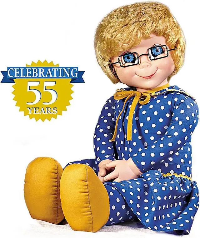 Main image of The Ashton - Drake Galleries Soft & Huggable Mrs. Beasley Poseable Vinyl Talking Doll 11 Phrases from "Family Affair" Characterized by Actress Cheryl Ladd 20-inches