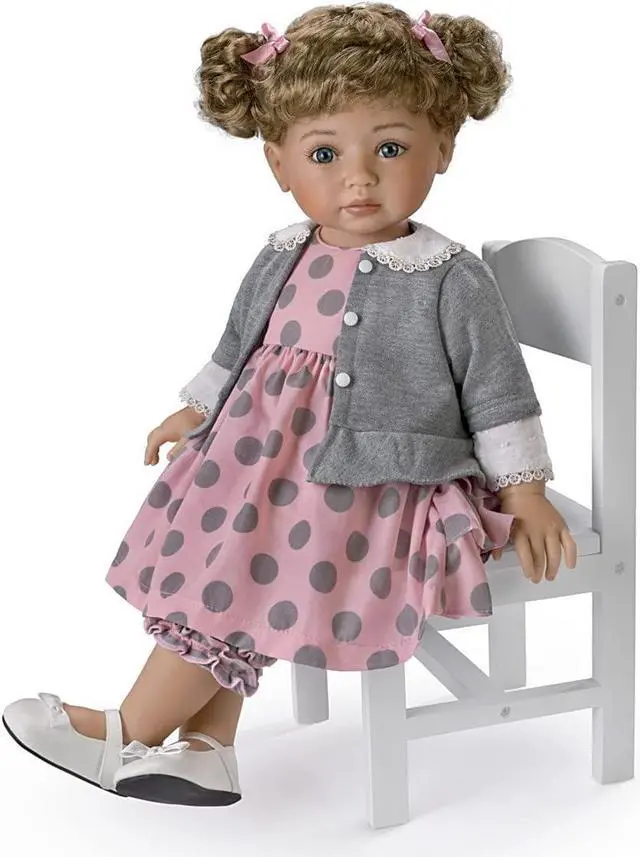 Alt view image 4 of 6 - The Ashton - Drake Galleries Mayra Garza Poseable Child Doll with Vinyl Skin and Hold That Pose Armature