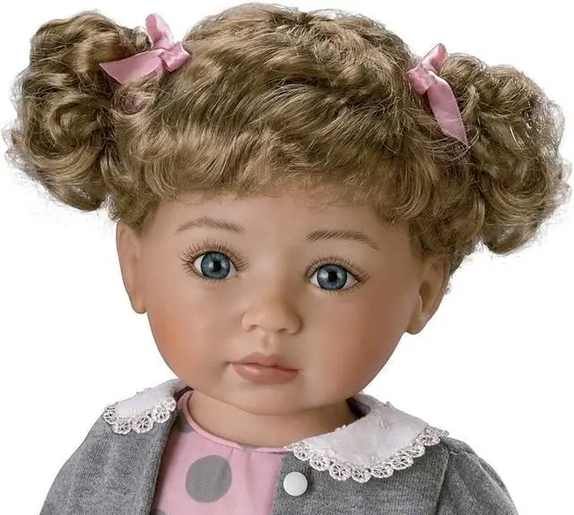 Alt view image 2 of 6 - The Ashton - Drake Galleries Mayra Garza Poseable Child Doll with Vinyl Skin and Hold That Pose Armature