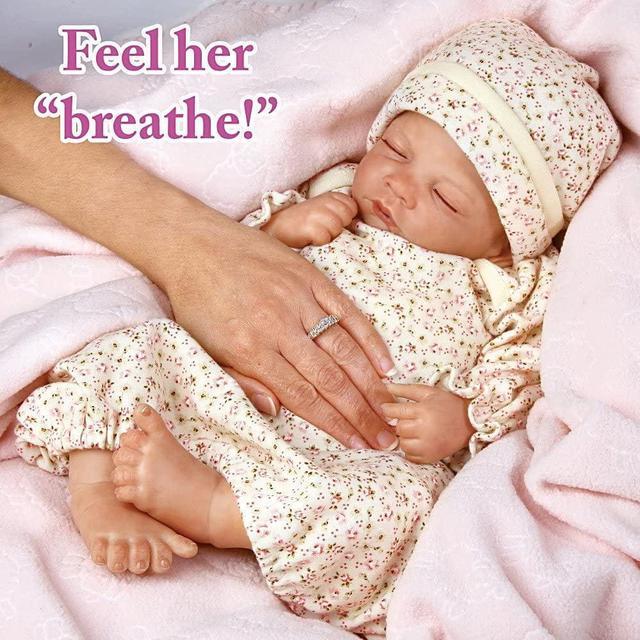 The Ashton - Drake Galleries Hush, Little Baby Lifelike Breathing Doll  Lifelike Poseable So Truly Real® Interactive & Realistic Baby Doll with  RealTouch® Vinyl Skin by Waltraud Hanl 18-inches 