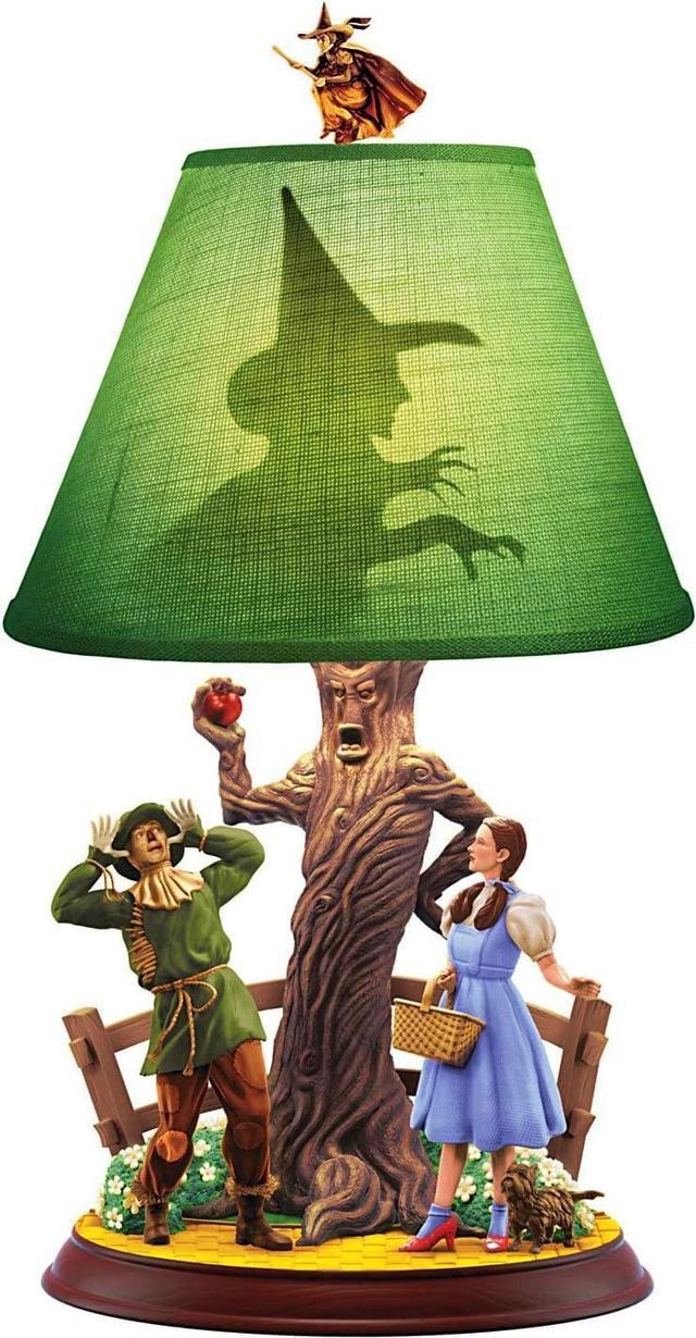The Bradford Exchange The Wizard of OZ We're Not in Kansas Anymore Dorothy  and Scarecrow Lamp 