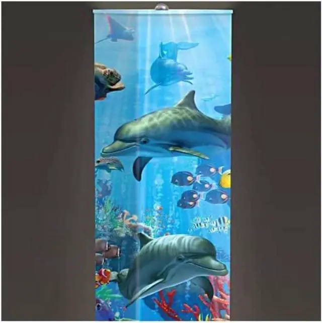 Alt view image 3 of 4 - The Bradford Exchange Ocean's Splendor Floor Lamp with Foot Pedal Switch by David Penfound 60-inches