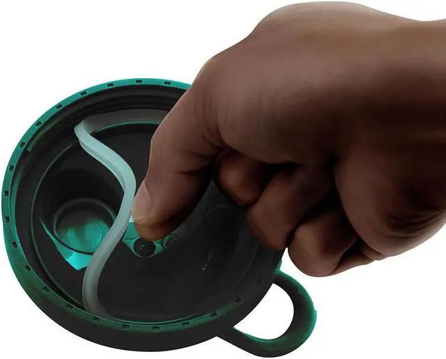 Alt view image 5 of 7 - VOLTRX Merger Protein Blender Shaker Bottle USB C Rechargeable Electric Protein Shake Mixer Cups BPA Free 24oz - Green