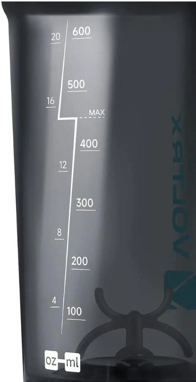 Alt view image 4 of 7 - VOLTRX Gallium Electric Protein Blender Shaker Bottle USB Rechargeable Mixer Cup for Shakes BPA Free Tritan 24oz Blue