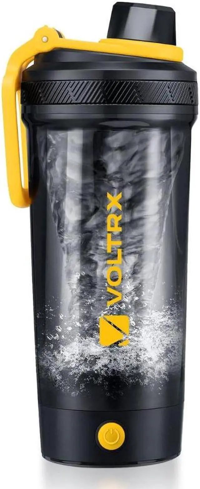 Main image of VOLTRX Gallium Electric Protein Blender Shaker Bottle USB Rechargeable Mixer Cup for Shakes BPA Free Tritan 24oz Yellow