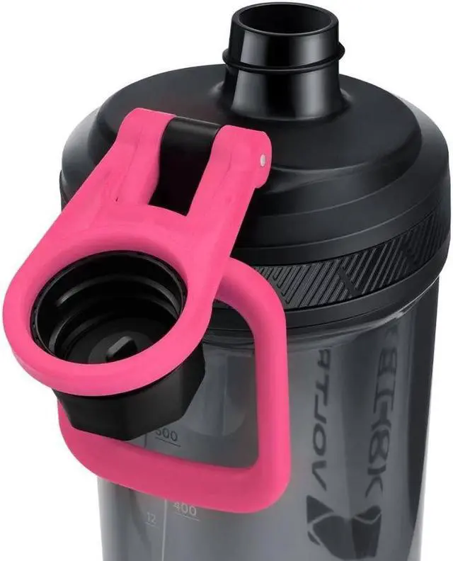 Alt view image 3 of 7 - VOLTRX Gallium Electric Protein Blender Shaker Bottle USB Rechargeable Mixer Cup for Shakes BPA Free Tritan 24oz Pink