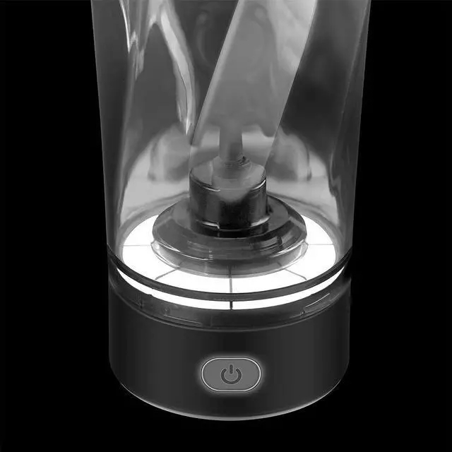 Alt view image 4 of 7 - VOLTRX Electric Shaker Bottle - Vortex Boost Portable USB C Rechargeable Protein Blender Shake Mixer BPA Free Waterproof 24 oz Black