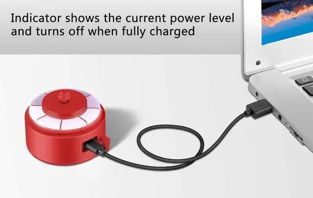 Alt view image 5 of 7 - VOLTRX Electric Shaker Bottle - Vortex Boost Portable USB C Rechargeable Protein Blender Shake Mixer BPA Free Waterproof 24 oz Red