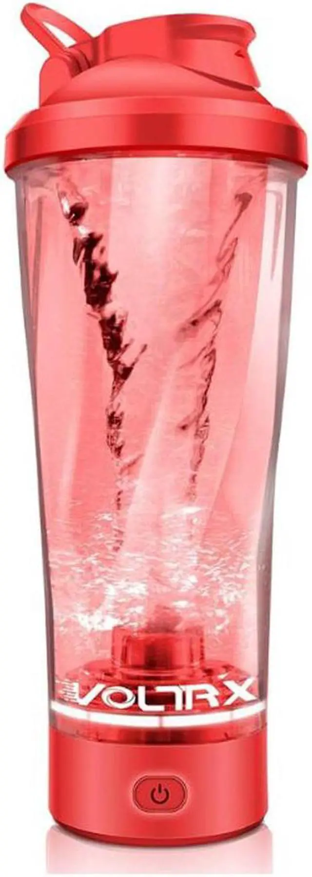 Main image of VOLTRX Electric Shaker Bottle - Vortex Boost Portable USB C Rechargeable Protein Blender Shake Mixer BPA Free Waterproof 24 oz Red