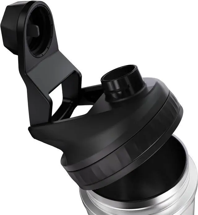 Alt view image 3 of 6 - VOLTRX ChillMix Shaker Bottle Insulated Stainless Steel - USB C Rechargeable Electric Protein Shake Mixer, Shaker Cups for Protein Shakes and Meal Replacement, Chrome Steel, 16 oz