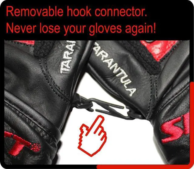 Alt view image 3 of 6 - Skott Tarantula Weightlifting Gloves Genuine Leather Gym Gloves with Full Wrist Wrap Support, Breathable Grip for Training, Fitness & Bodybuilding (X-Large, Unisex)