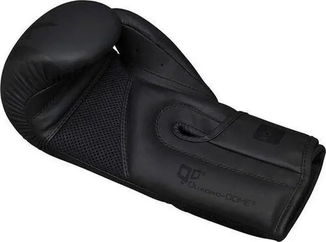Alt view image 4 of 7 - RDX Boxing Gloves for Men, Maya Hide Leather, Muay Thai & MMA Sparring Training, Kickboxing Heavy Bag, Focus Mitts, Ventilated Palm Black