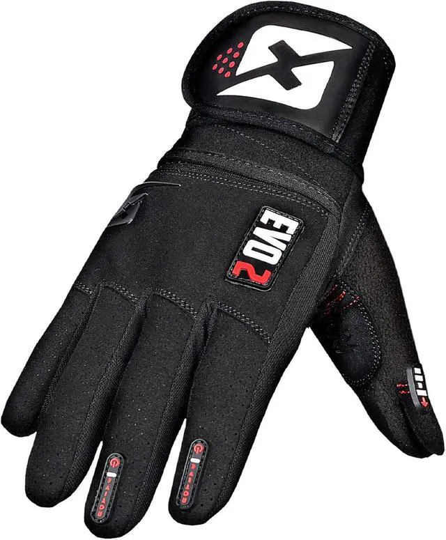 Alt view image 5 of 7 - Skott Nemesis Full Length Evo2 Weightlifting Gloves with Integrated Wrist Wrap Support-Double Stitching for Extra Durability-Get Ripped with for Fitness and Exercise (Medium, Unisex)
