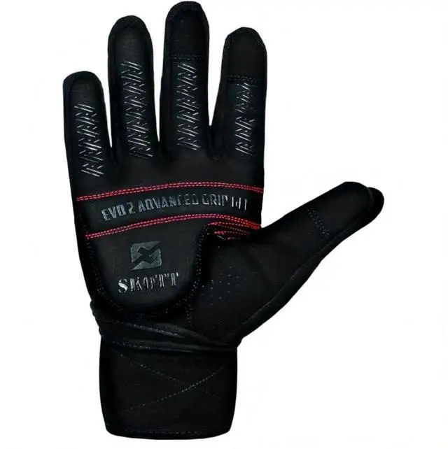 Alt view image 2 of 7 - Skott Nemesis Full Length Evo2 Weightlifting Gloves with Integrated Wrist Wrap Support-Double Stitching for Extra Durability-Get Ripped with for Fitness and Exercise (Extra Large, Unisex)