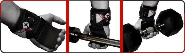Alt view image 3 of 3 - Skott Harpoon Original Hooks Classic Weight Lifting Hooks Heavy Duty Grip Support for Deadlifts Pull Ups & Strength Training Unisex One Size Fits All