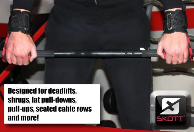 Alt view image 6 of 7 - Skott Harpoon Evo 2 Series Pro Metal Weight Lifting Hooks Best Heavy Duty Power Lifting Grip Assistance Set of 2 Unisex One Size Fits All