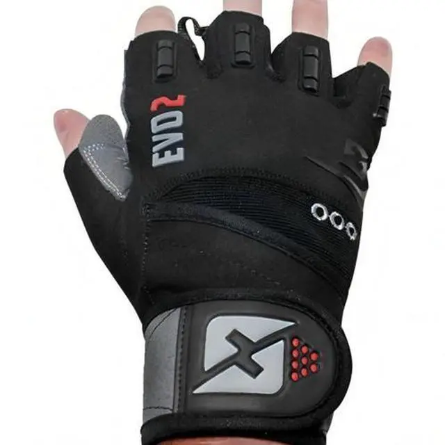 Main image of Skott Nemesis Evo2 Weightlifting Gloves with Integrated Wrist Wrap Support-Double Stitching for Extra Durability-Get Ripped with The Best Body Building Fitness and Exercise Accessories (Large, Unisex)