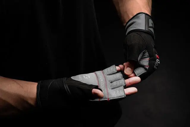 Alt view image 6 of 7 - Skott Nemesis Evo2 Weightlifting Gloves with Integrated Wrist Wrap Support-Double Stitching for Extra Durability-Get Ripped with Body Building Fitness and Exercise Accessories (XX-Large, Unisex)