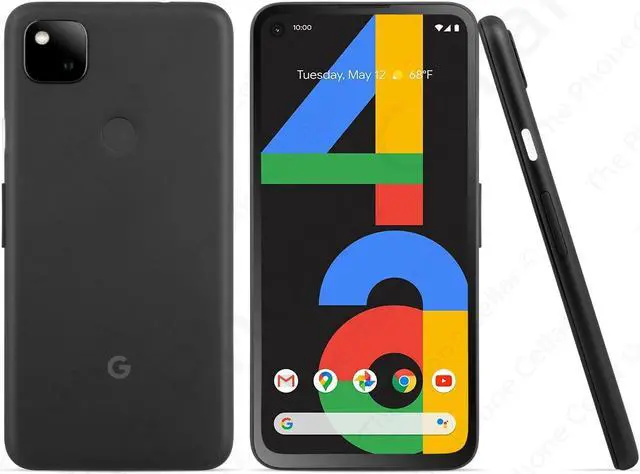 Alt view image 2 of 2 - Google Pixel 4a 128GB Unlocked Smartphone - Black
