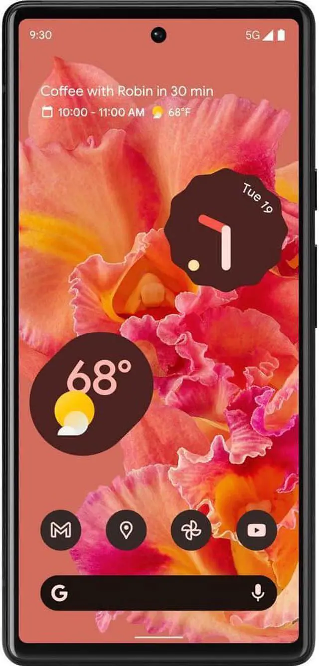Alt view image 3 of 3 - Google Pixel 6  5G Android Phone - Unlocked Smartphone with Wide and Ultrawide Lens - 128GB - Kinda Coral