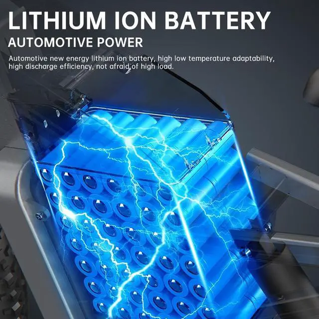 Alt view image 3 of 7 - EKX X20 Electric Bike Mountain Moped Ebike 20 Inch Fat Tire 2000W 48V 35AH Men's Road EBike Electric Bicycle For Adults E Bikes