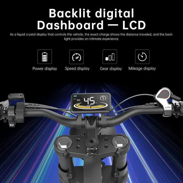 Alt view image 6 of 7 - EKX X21 Adults Electric Bike 2000W 48V35AH Samsung Battery 50kmh Snow Electric Motorcycles 20*4.0 Off Road Tyre Mountain Ebike