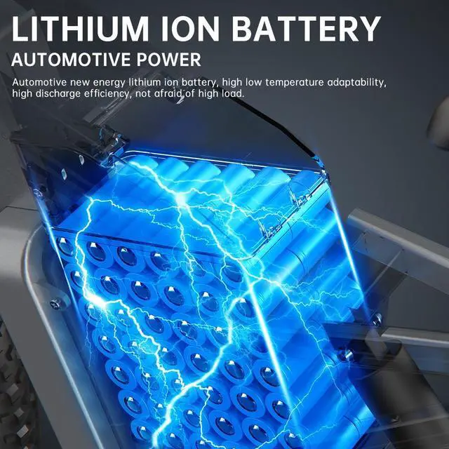 Alt view image 3 of 7 - EKX X20 2000W Electric Bike, 20" Fat Tire, 48V 35AH Removable Lithium Battery, Max Speed 34MPH, Shimano 7-Speed, Front Fork Suspension,Hydraulic Brake spoked wheel