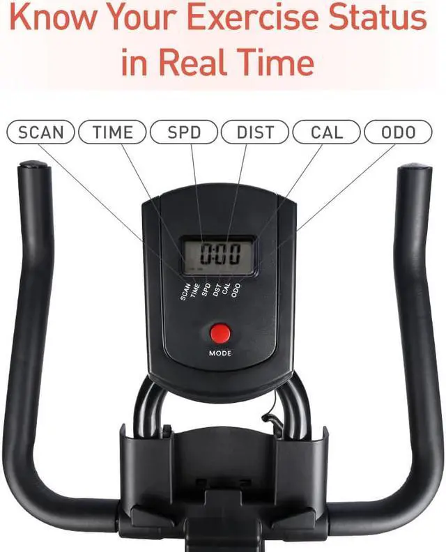 Alt view image 4 of 7 - Home Gym Cardio Fitness Training Exercise Bike With Resistance