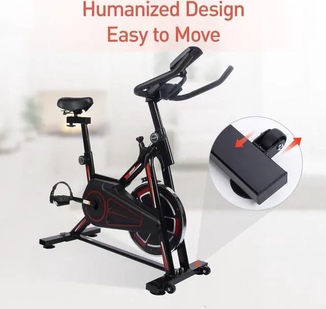 Alt view image 5 of 7 - Home Gym Cardio Fitness Training Exercise Bike With Resistance