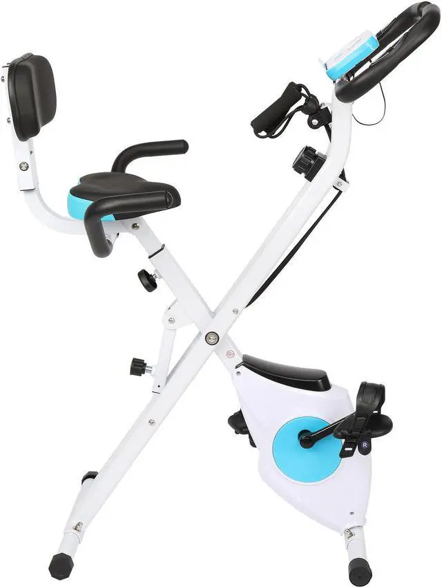 Alt view image 5 of 7 - Home Folding Exercise Bike White