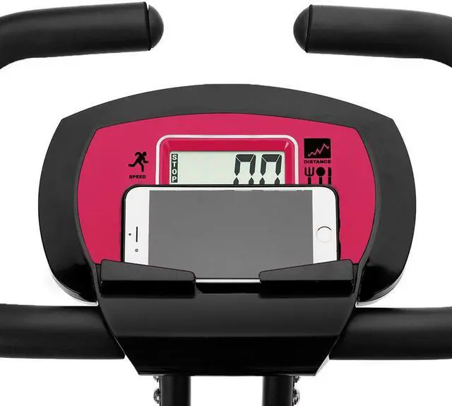 Alt view image 5 of 7 - 3-in-1 to switch upright/semi-recumbent/recumbent type Folding Upright Bike for Indoor Exercise XH