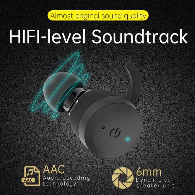 Alt view image 3 of 6 - Cyboris Bluetooth 5.0 Headset TWS Dual Bluetooth Headset True Wireless