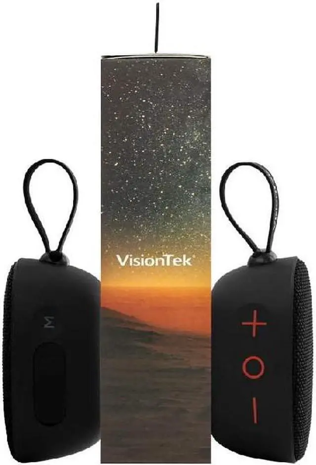 Alt view image 3 of 6 - VisionTek SoundCube Wireless Bluetooth Speaker   with IPX7 Waterproof Rating, Bluetooth 5.0, 6+ Hour Playtime, Built-in Mic, TWS Support -ETD901313