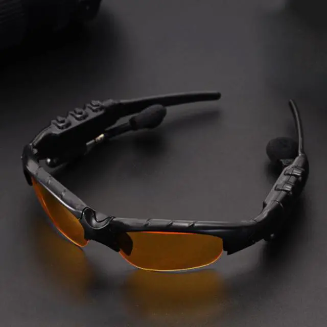 Alt view image 3 of 6 - Sunglasses Bluetooth Earphone Outdoor Sport Glasses Wireless Headset with Mic Wearable Technology Men Women with Gift box