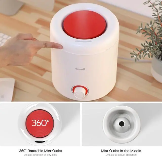 Alt view image 3 of 6 - Deerma Deerma DEM-F301 2.5L Air Humidifier Mute Ultrasonic Aroma Diffuser for Home Office Fogger Purifying