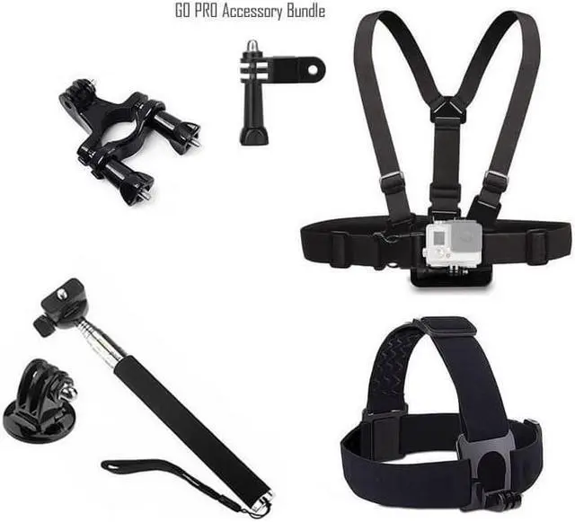 Main image of Go Pro HD Camera Accessory 4 pc. Bundle for Hero