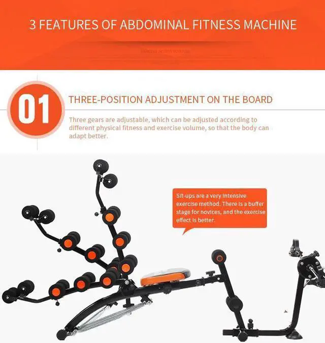Alt view image 3 of 6 - Multifunctional Sit-ups Abdominal Abdomen Pedal Fitness Equipment RT