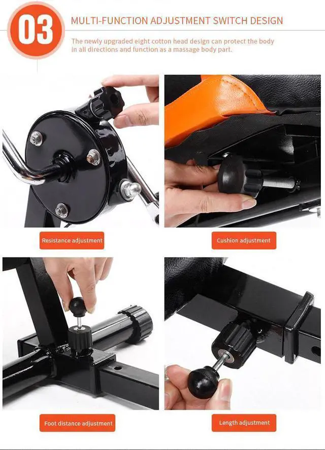 Alt view image 5 of 6 - Multifunctional Sit-ups Abdominal Abdomen Pedal Fitness Equipment RT