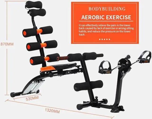 Alt view image 6 of 6 - Multifunctional Sit-ups Abdominal Abdomen Pedal Fitness Equipment RT